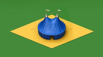 Ninguém cuida do circo em Minas