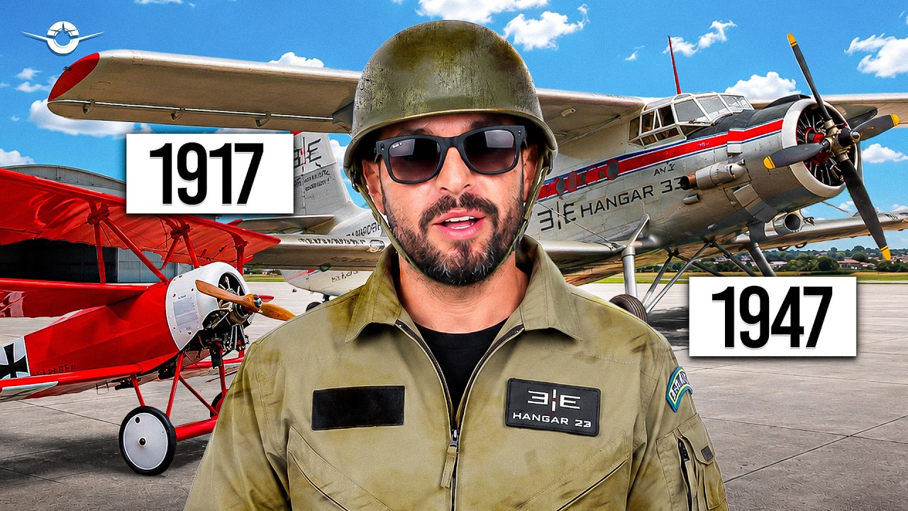 Hangar de aviões históricos: relíquias de guerra e a evolução da aviação